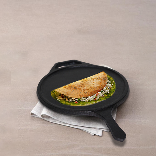 Cat iron dosa tawa with handle